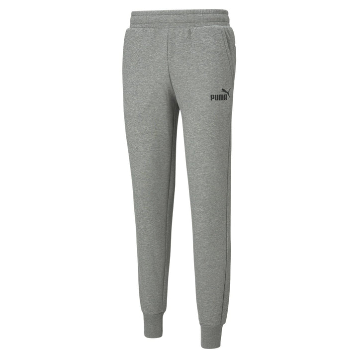 PUMA Herren ESS Logo Pants FL Cl Hose S Medium Gray Heather, S Medium Gray Heather