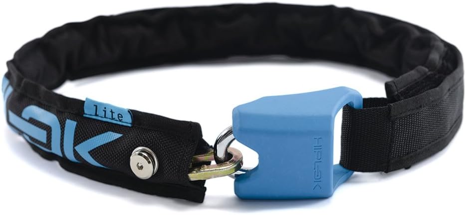 Hiplok LITE, Kettenschloss, Unisex 75cm Schliessumfang Black / Cyan, 75cm Schliessumfang Black / Cya