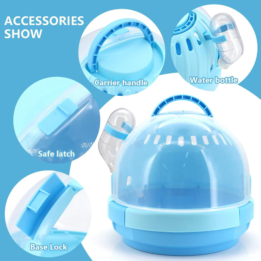Hamster Carrier Käfig Portable Mäuse Travel Case Kunststoff Kleintier Carrier Ratte Carry Käfig mit