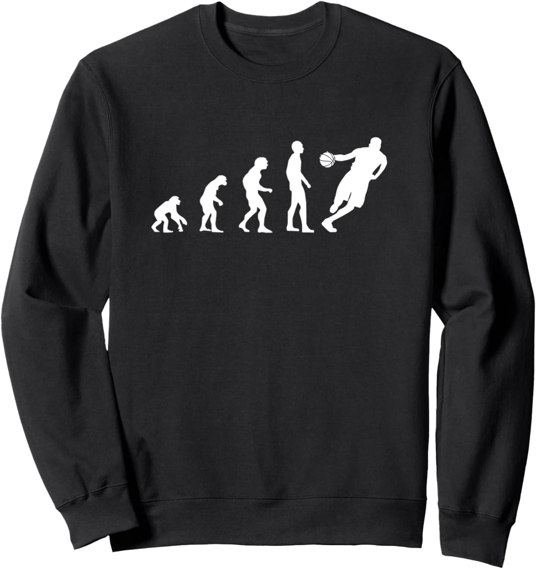 Basketball Evolution Geschenk für Basketballspieler Sweatshirt
