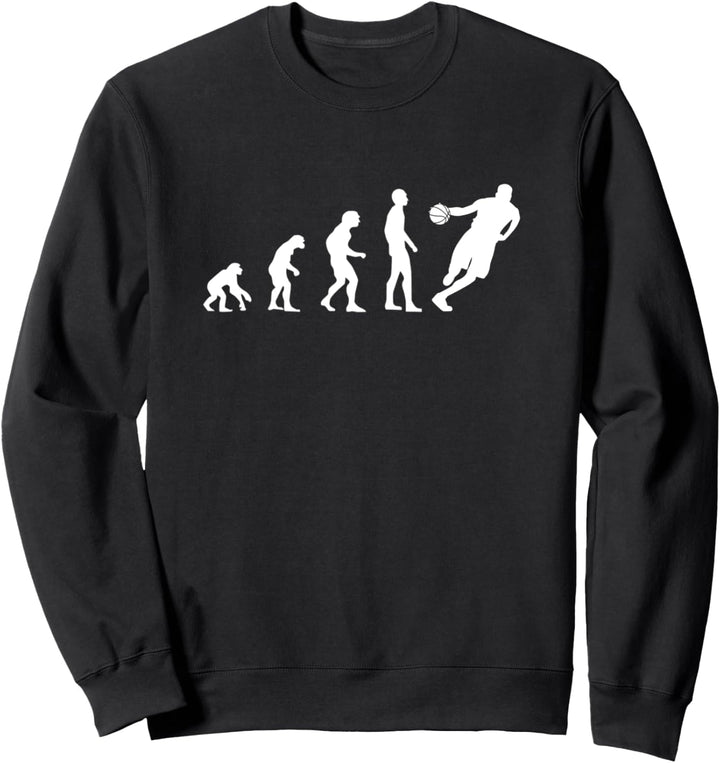 Basketball Evolution Geschenk für Basketballspieler Sweatshirt