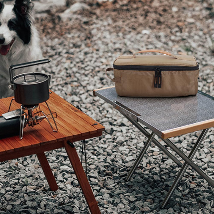MiOYOOW Camping Küchenutensilien Organizer Tasche, Tragbare Camping Kochgeschirr Aufbewahrungstasche