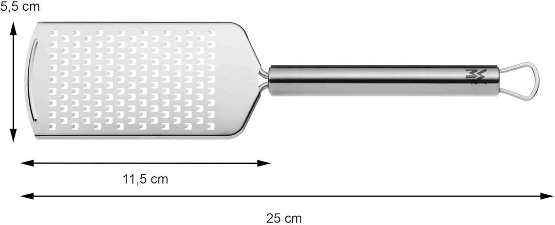 WMF Profi Plus Küchenreibe Edelstahl mittel 25 cm, Käsereibe, Gemüsereibe, Cromargan Edelstahl teilm
