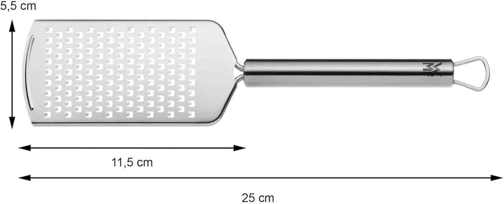 WMF Profi Plus Küchenreibe Edelstahl mittel 25 cm, Käsereibe, Gemüsereibe, Cromargan Edelstahl teilm