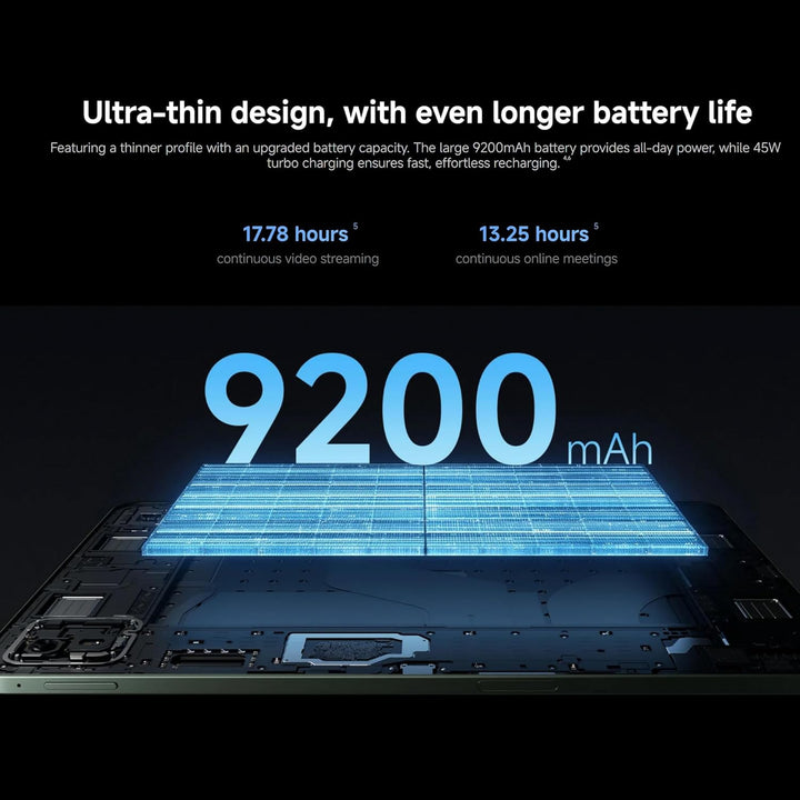 XIAOMI Pad 8 8 GB/128 GB, WiFi 7, 11,2" 3,2K Tablet, Dolby Atmos Sound, Snapdragon 870 Prozessor, 92