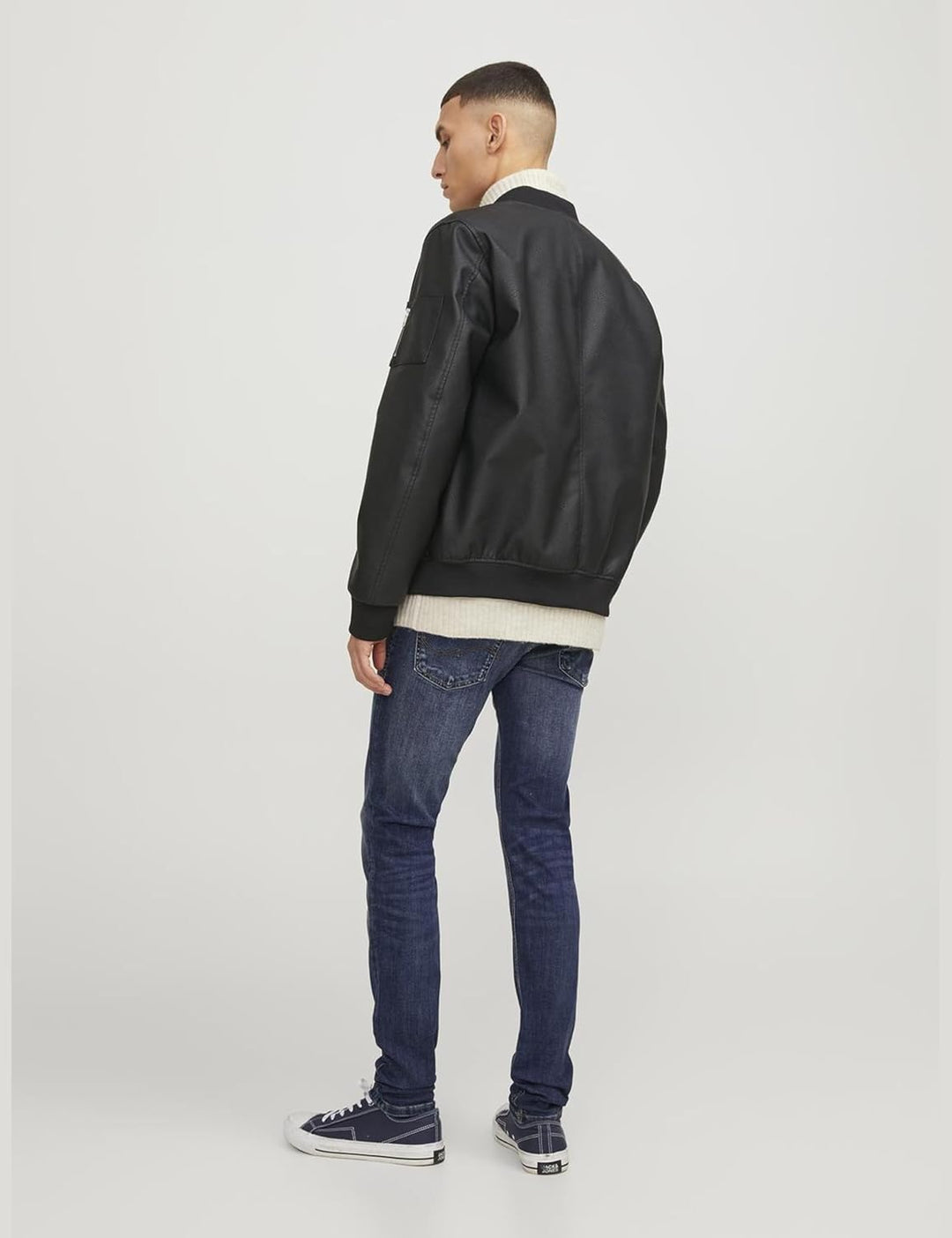 JACK & JONES Men's Skinny Jeans 32W / 32L Blue Denim, 32W / 32L Blue Denim