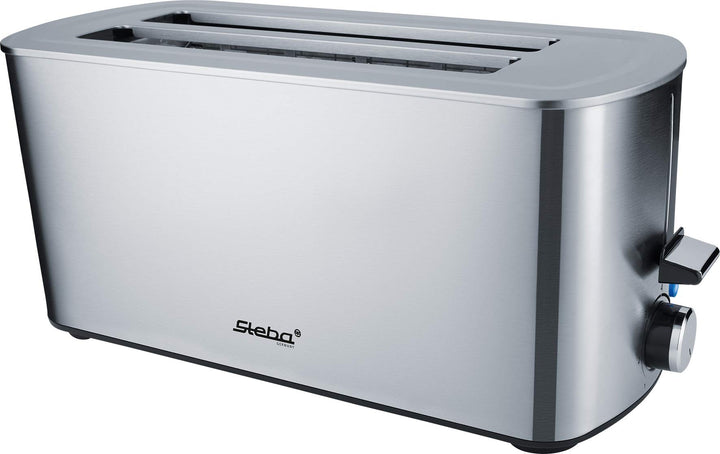 Steba Langschlitztoaster TO 21 Inox | Doppel-Langschlitztoaster | Anti-Fingerprint Edelstahlgeh?use