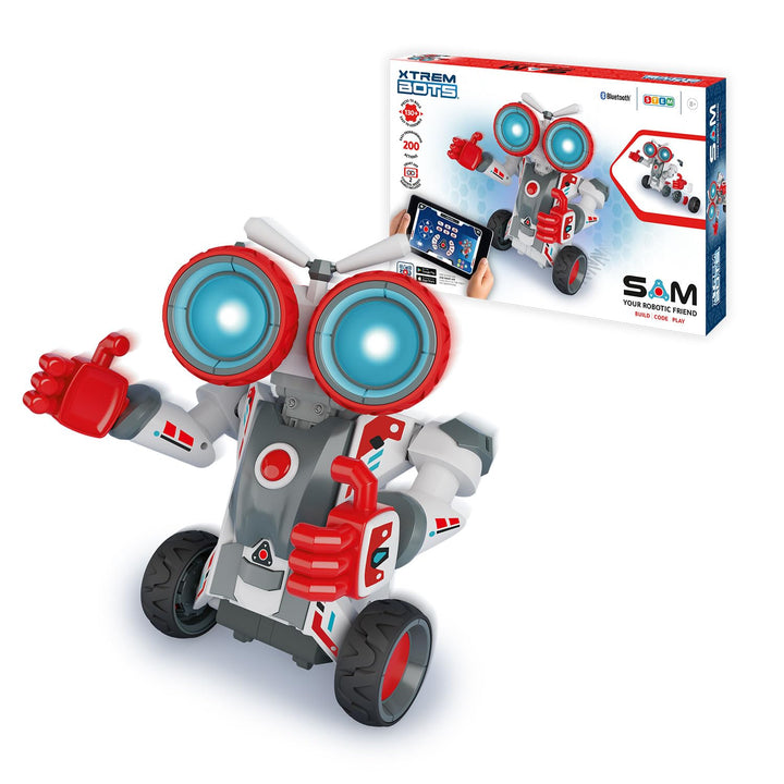 Xtrem Bots - Sam | Roboter Kinder ab 8 Jahre | Roboter Spielzeug | Robot Programmierbar Kinder 200 A