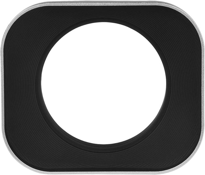 Haoge LH-S46T 46mm Metall Rechteckig Einschrauben Sonnenblende Gegenlichtblende mit Kappe für 46mm C