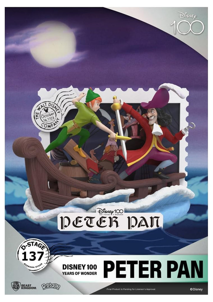 Disney 100th Anniversary D-Stage PVC Diorama Peter Pan 12 cm