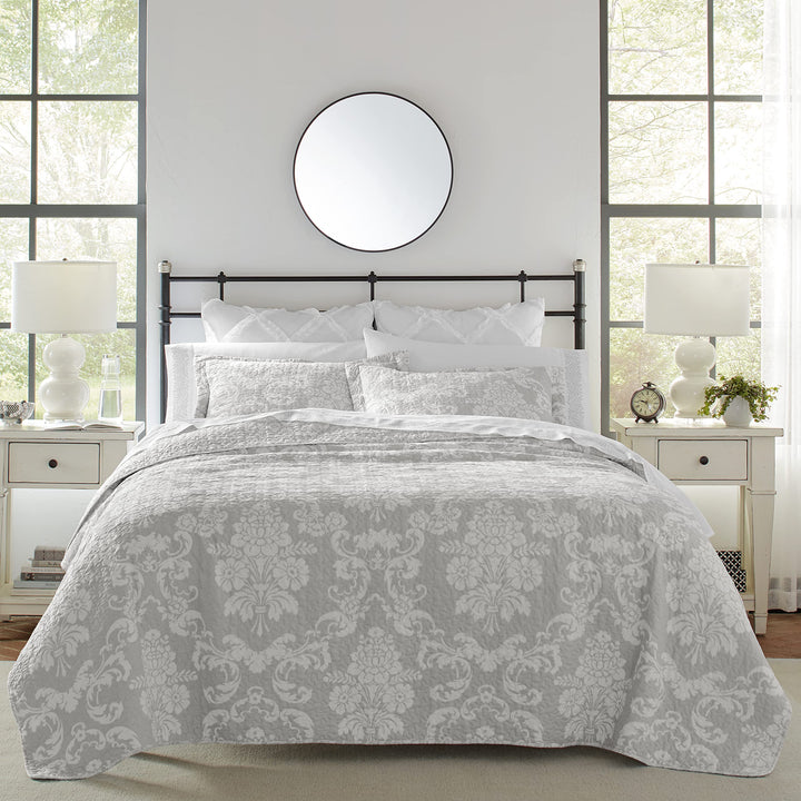 Laura Ashley Bettwäsche-Set Wendebettwäsche aus Baumwolle mit passenden Kissenbezügen, leichte Wohnk