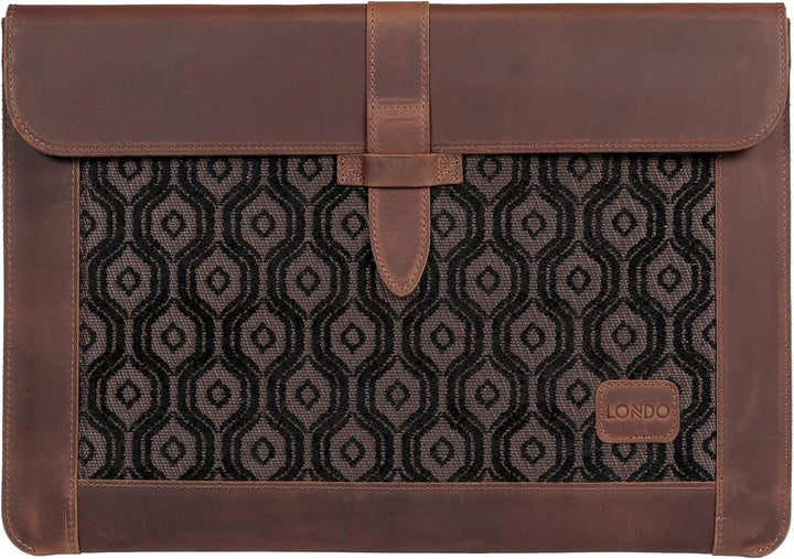 Londo Echtleder Tasche, Hülle für MacBook Pro – 13,3 & 13 Zoll und iPad Pro 12.9 Zoll Kompatibel mit