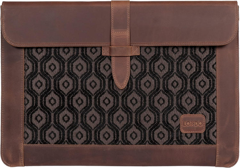 Londo Echtleder Tasche, Hülle für MacBook Pro – 13,3 & 13 Zoll und iPad Pro 12.9 Zoll Kompatibel mit
