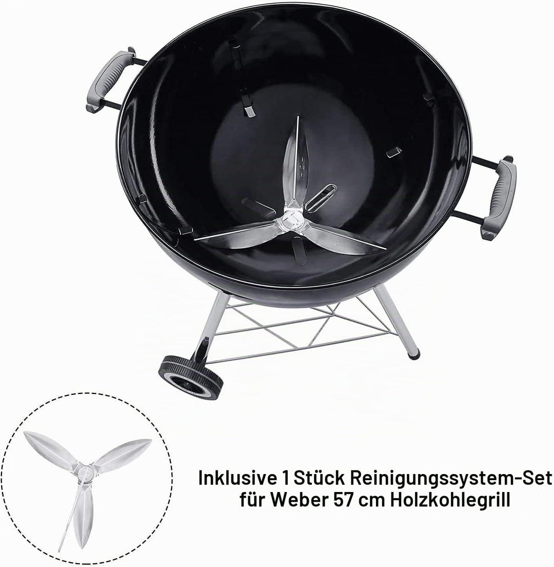 Denmay Holzkohlegrill Ersatzteilset für Weber 57CM Holzkohlegrills, Kugelgrill, One-Touch, Performer