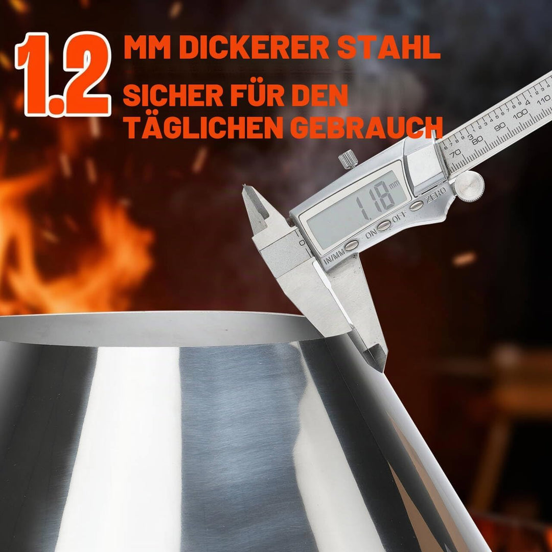 Onlyfire Edelstahl Kohlekorb BBQ Kraftstoff Dome für für Weber Kugelgrill und Holzkohlegrill und and