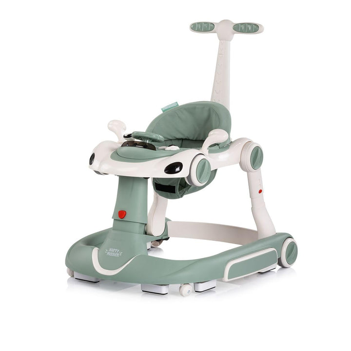 Chipolino Lauflernhilfe Happy Walker 5 in 1 Schaukelfunktion Musik Lichter Räder grün, grün