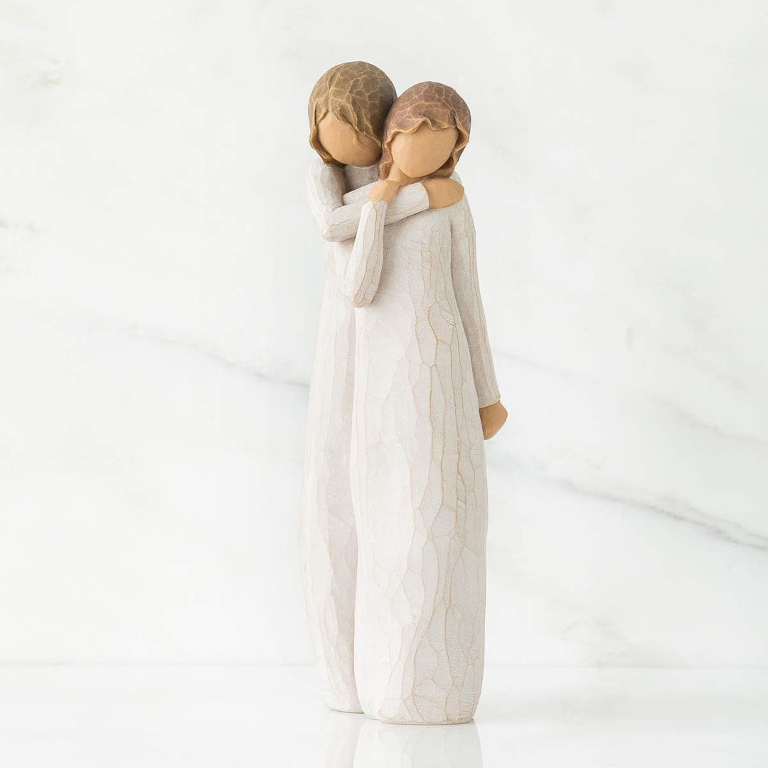 Enesco Willow Tree 26153 Figur Chrysalis - Mutter und Tochter, 5,1 x 3,8 x 22,9 cm Natur 9" height,