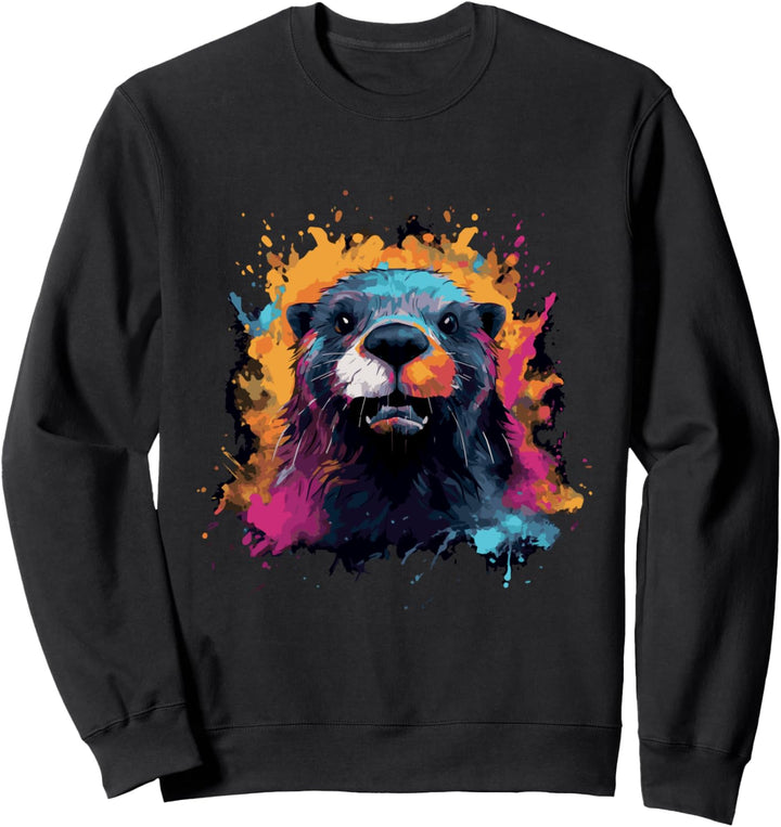 Otter Portrait Sweatshirt