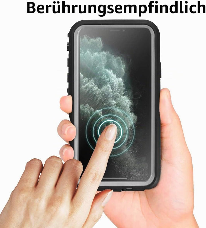 AICase wasserdichte Schutzhülle für Apple iPhone 11 Pro, IP68-zertifiziert, 360 °, wasserdicht, stos
