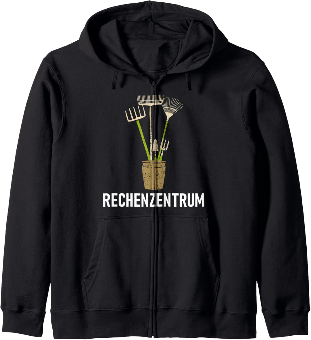 Gärtner Hobbygärtner Schrebergarten Rechenzentrum Spruch Kapuzenjacke