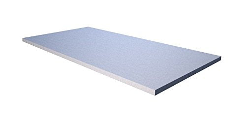 Akustikschaum Plattenabsorber glatt aus Basotect® grau - 100cm x 50cm x 2cm - mit Selbstklebeausrüst