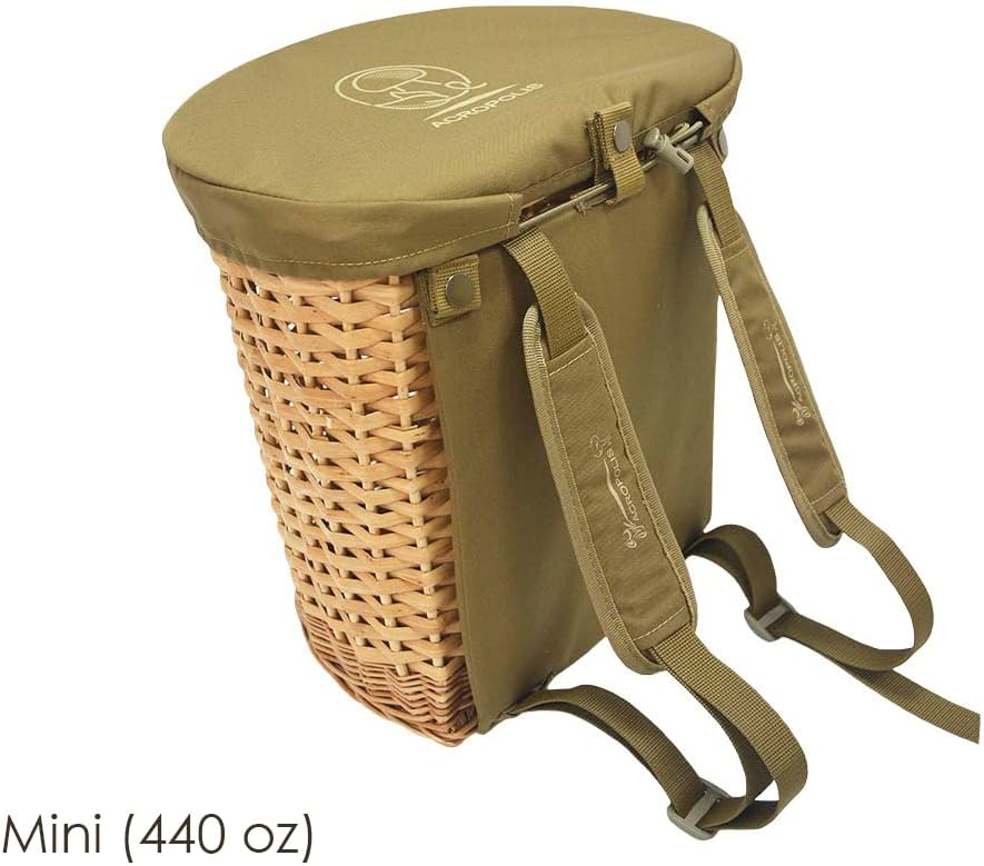 Pilz-Futtertasche – Rucksack mit Riemen für Futtersucher – Haversack Bushcraft Taschen Gürtel Futter