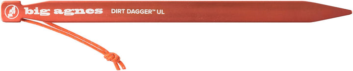 BIG AGNES Dirt Dagger UL Zeltheringe 10" 30er-Pack orange, 25,4 cm (10 Zoll), 30 Stück
