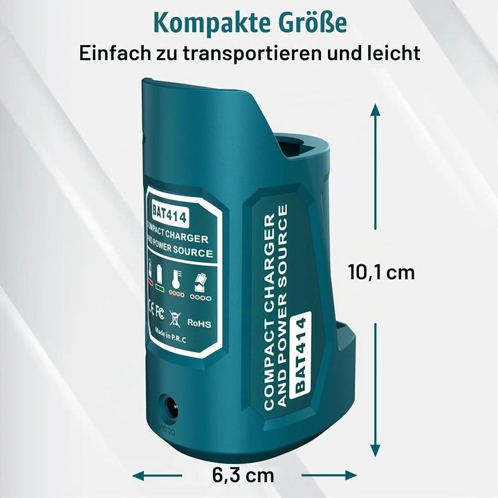 TPDL Adapter für Bosch GBA 12V Professional System mit DC-Anschluss und USB-Outport, Power Wheels, L