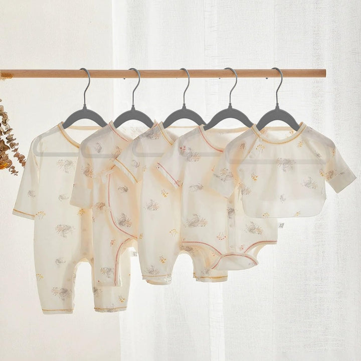 Wellong Kinderkleiderbügel, 28 cm Baby-Samtbügel mit 360°-Drehhaken, rutschfeste Kleiderbügel Samt,