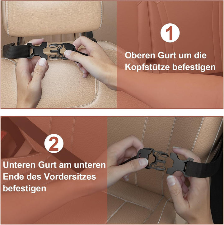 Autositz Organizer, PREMIUM Rückenlehnenschutz Auto Kinder Multifunktional Wasserdicht 600D Oxford R
