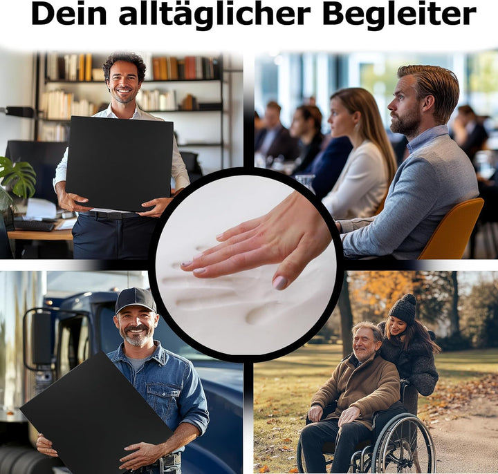 Orthopädisches Anti Dekubitus Viscoschaum Sitzkissen 52x45x10 cm – Made in Germany | Ergonomisch & d