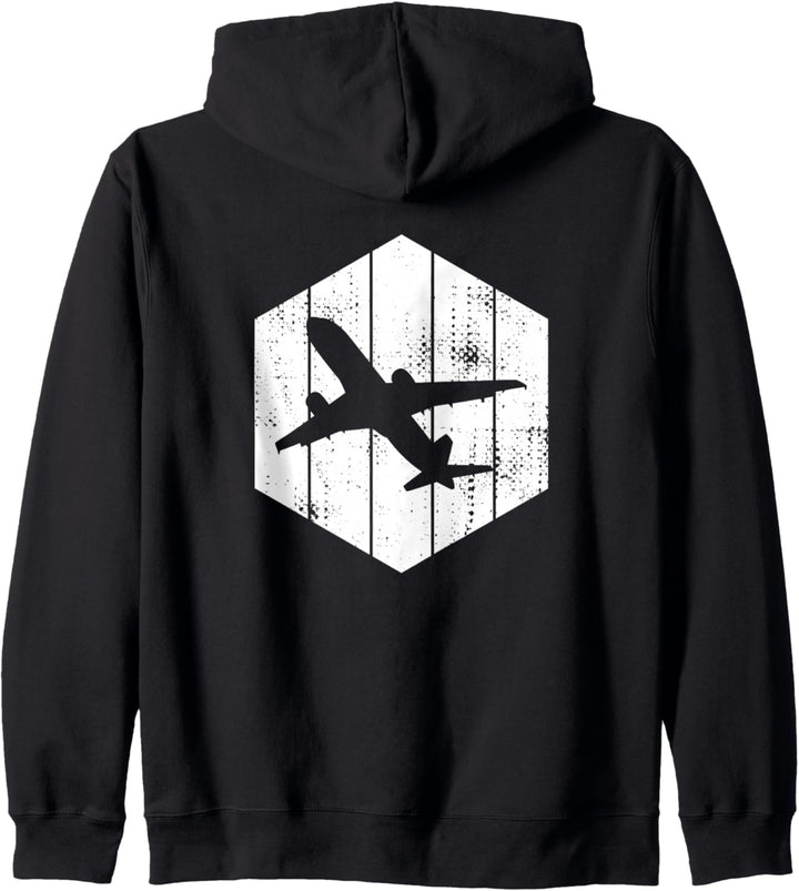Flugzeuge Skizze Kapuzenjacke