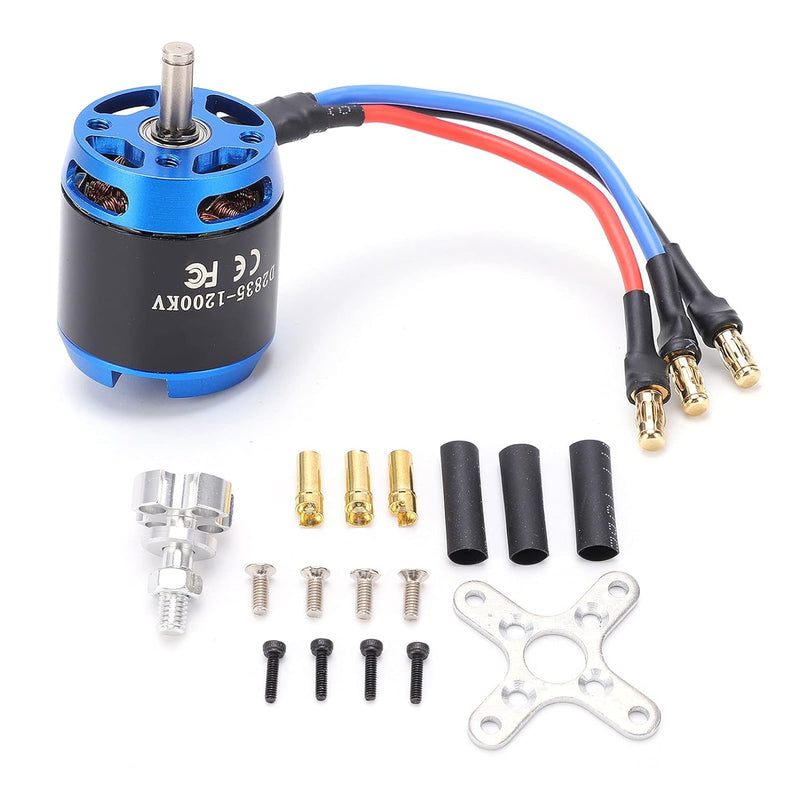 Bürstenloser Motor, Verschleissfester Langlebiger Hobbyhh 2835 1200Kv Langlebiger Bürstenloser Metal