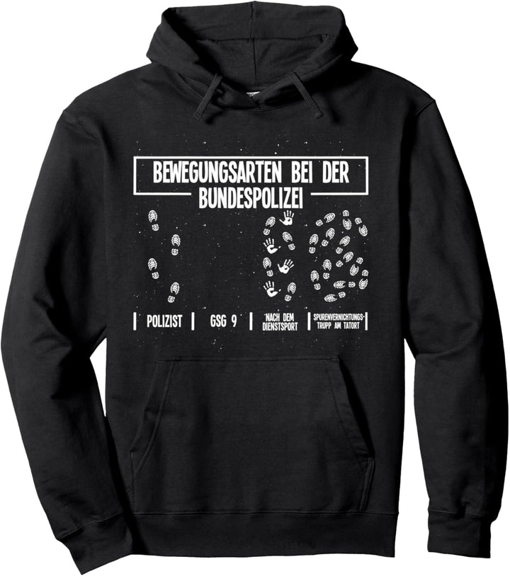 Bundespolizei Shirt als lustiges Polizei Herren T-Shirt Pullover Hoodie