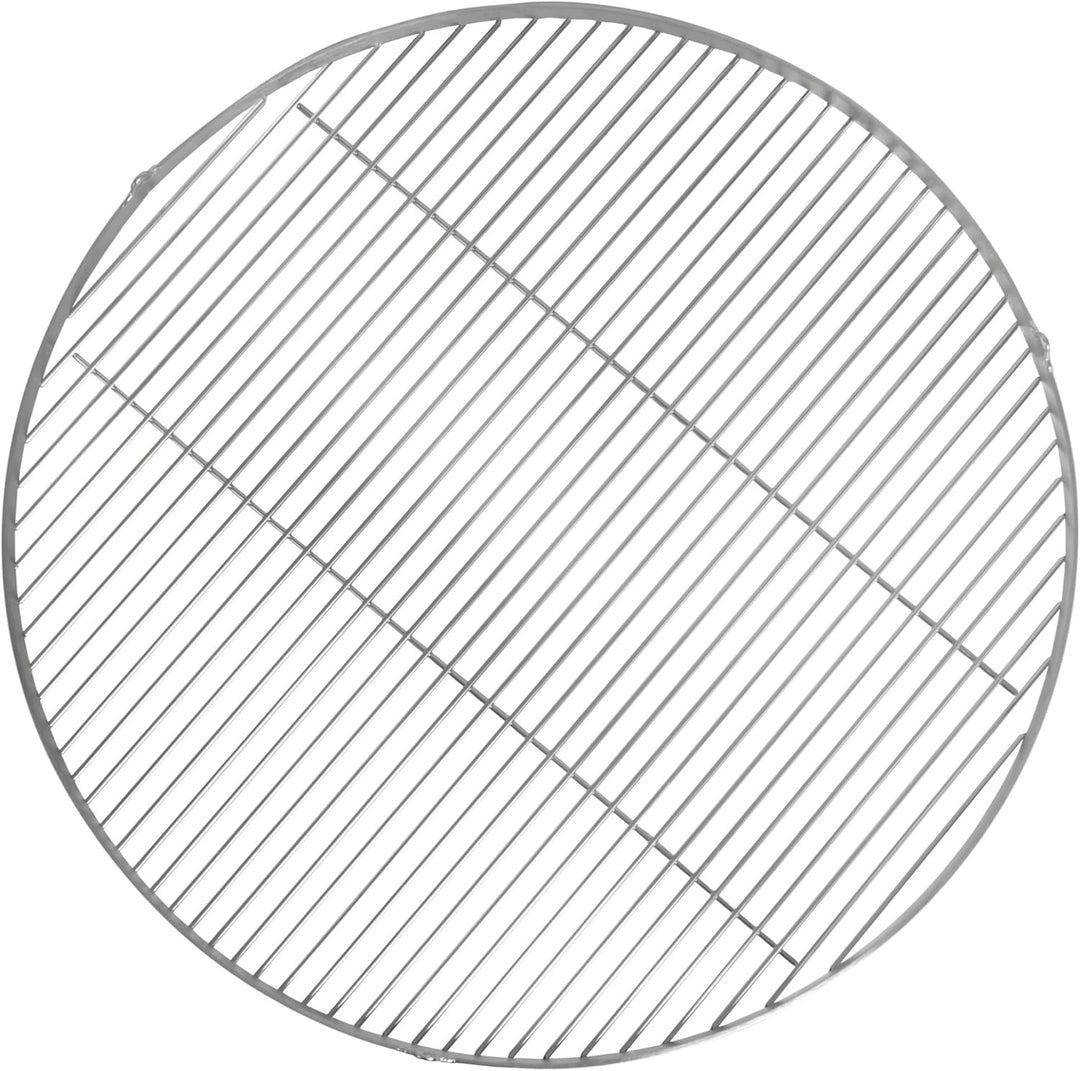 BBQ-Toro Edelstahl Grillrost Rund | Ø 80 cm | Grillgitter mit Seilaufhängung, Hängerost für Schwenkg