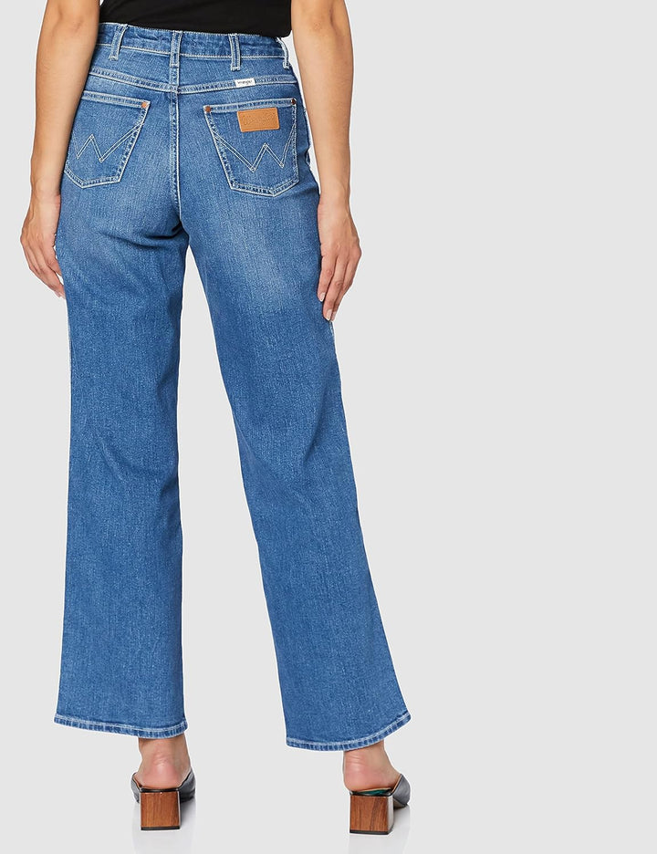 Wrangler Damen Mom Relaxed Boyfriend Jeans