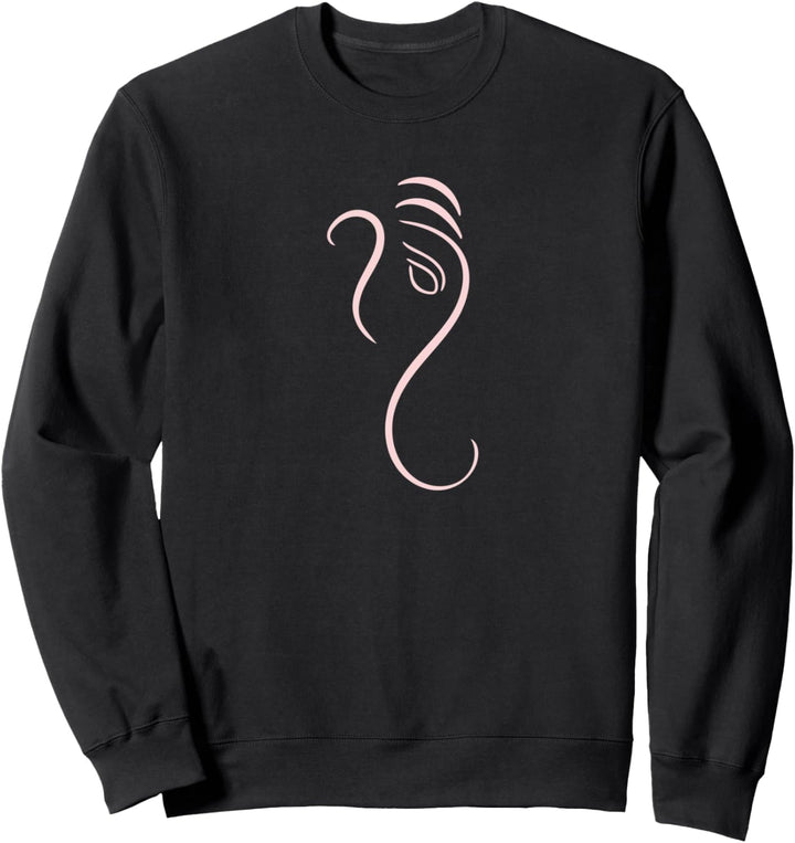 Ganesha Elefant Yoga Spiritualität Chakra Fitness Meditation Sweatshirt