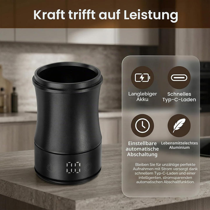 Digitale Dosierbecher Kaffeewaage Becher mit 500/0,1g Hochpräzision, USB-C Aufladbare Espressowaage