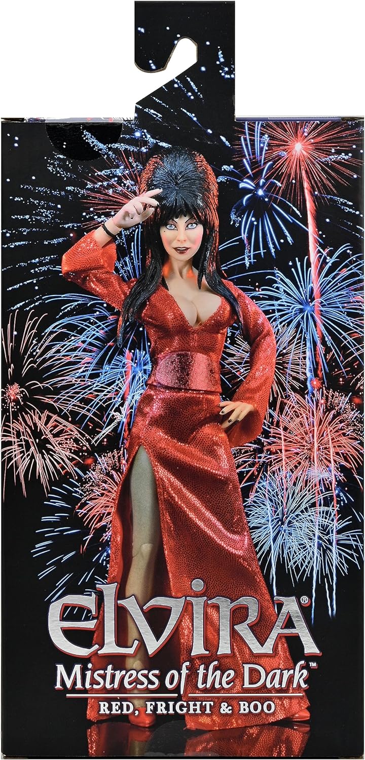 Neca - Elvira Red Fright and Boo 20,3 cm grosse bekleidete Actionfigur