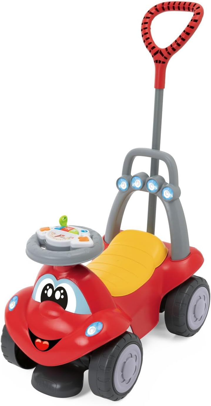 Chicco Ride-Along Billy Quattro, Mitfahrendes Kinderauto, 4in1 Spielmodi, Schaukelfunktion, erste Sc