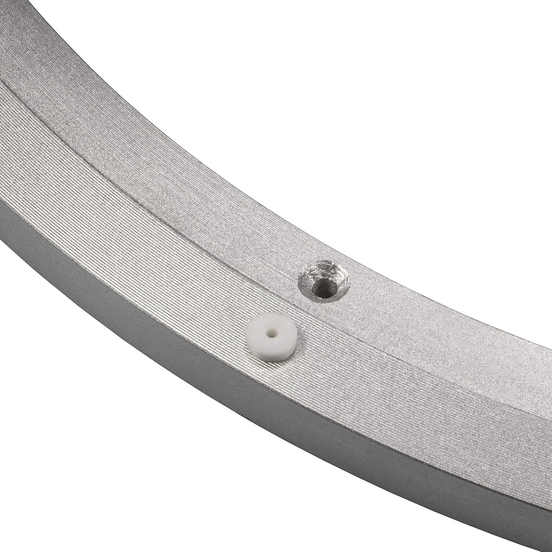 Gedotec Schwerlast-Drehbeschlag 360° Drehscheibe drehbar Ø 800 mm | Drehteller Stahl silber | Druckk