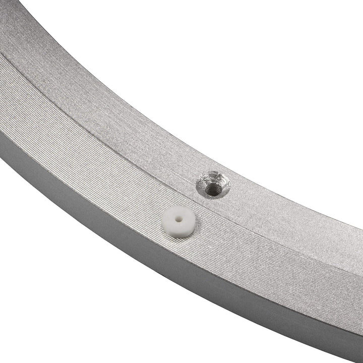 Gedotec Schwerlast-Drehbeschlag 360° Drehscheibe drehbar Ø 800 mm | Drehteller Stahl silber | Druckk