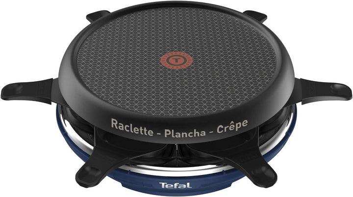 Tefal Neo Deco 6 RE12A4 6 Person(en) 850W Schwarz Blau Elektrisches Raclette (850W, 310mm, 310mm, 13