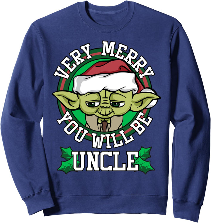 Star Wars Yoda Very Merry Uncle Holiday Sweatshirt