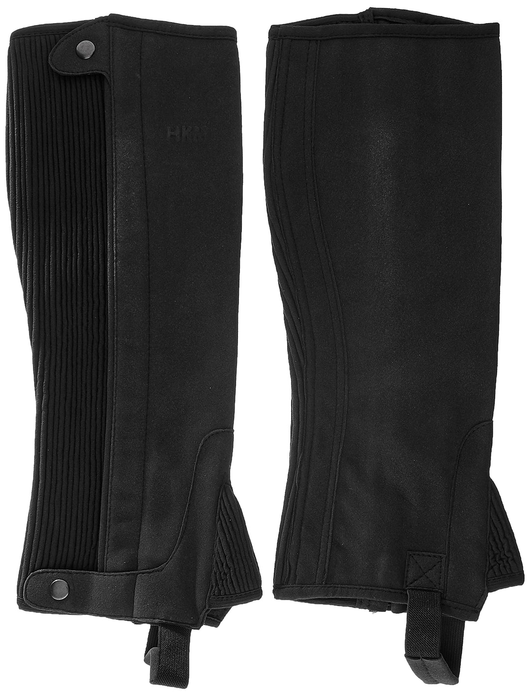 HKM Herren Reitletten Economic aus Microwildlederimitat 12 9100 Schwarz, 12 9100 Schwarz