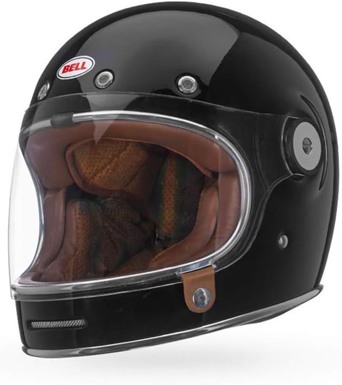 Bell Powersports Bullitt Motorradhelm, Schwarz (Solid Schwarz), S