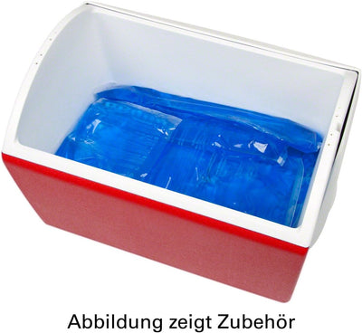 Sport-Tec Eisbox klein, Kühlbox, Kühltasche, Eiskoffer, Erste Hilfe, Fussball, 14 l Rot, Rot