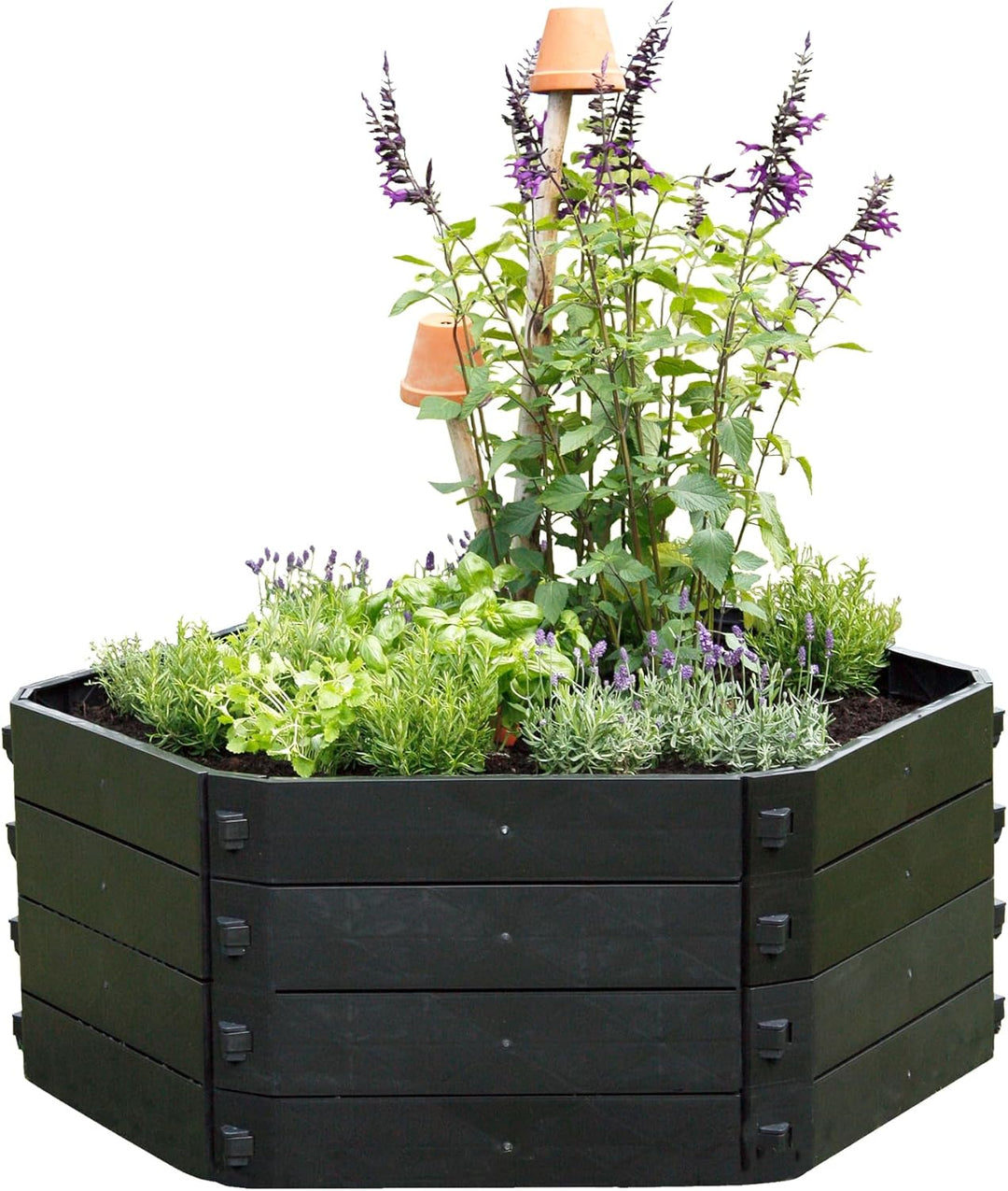 NYVI Gartenkomposter/Hochbeet NYVIGreen Grundvariante 550 Liter - Schnellkomposter aus wetterfestem