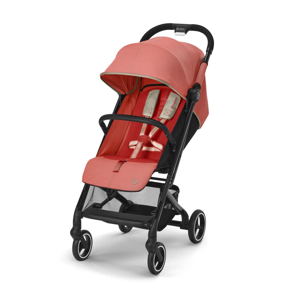 Cybex Gold Kinderwagen Beezy mit One-Pull Harness, Ab Geburt bis ca. 4 Jahre (max. 22 kg), Kompakt u