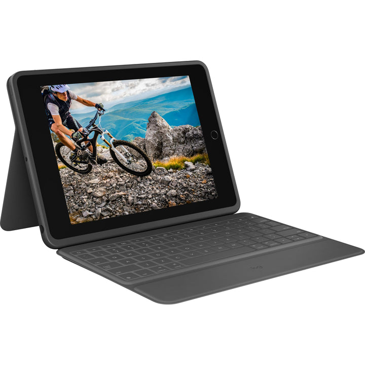 Logitech Rugged Folio für iPad (7., 8. und 9. Generation) – Schutzcase mit Smart Connector und strap